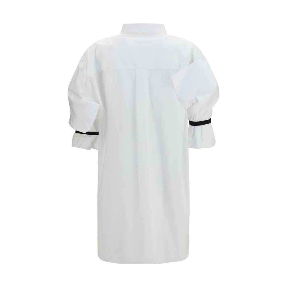 ALAINPAUL White Cotton Shortsleeve Shirt