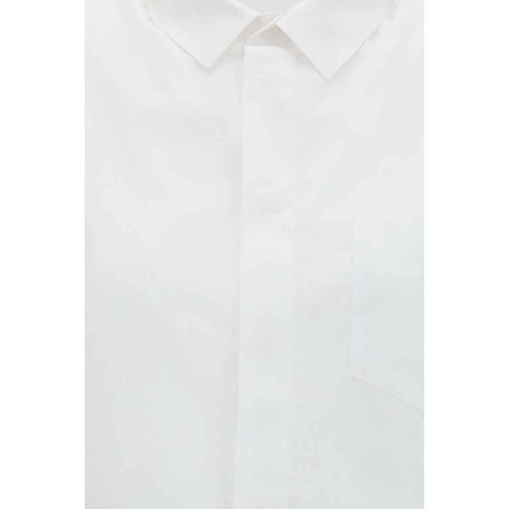 ALAINPAUL White Cotton Shortsleeve Shirt