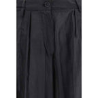 The Latest Black Polyester Casual Pants