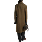 Acne Studios Brown Fibers Coat