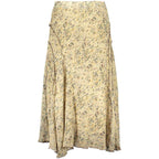 Desigual Beige Polyester Long Skirt