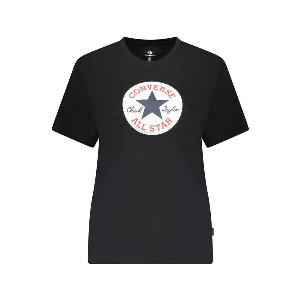 Converse Black Cotton Polo Shirt