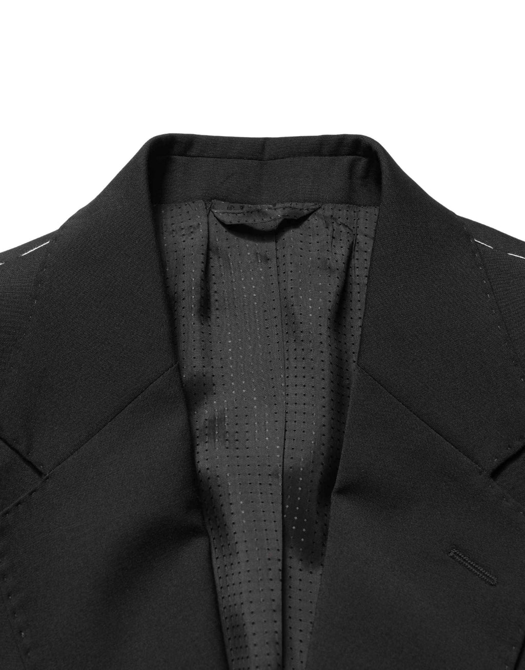 Dolce & Gabbana Black Polyester 2 Buttons Men Suit Jacket