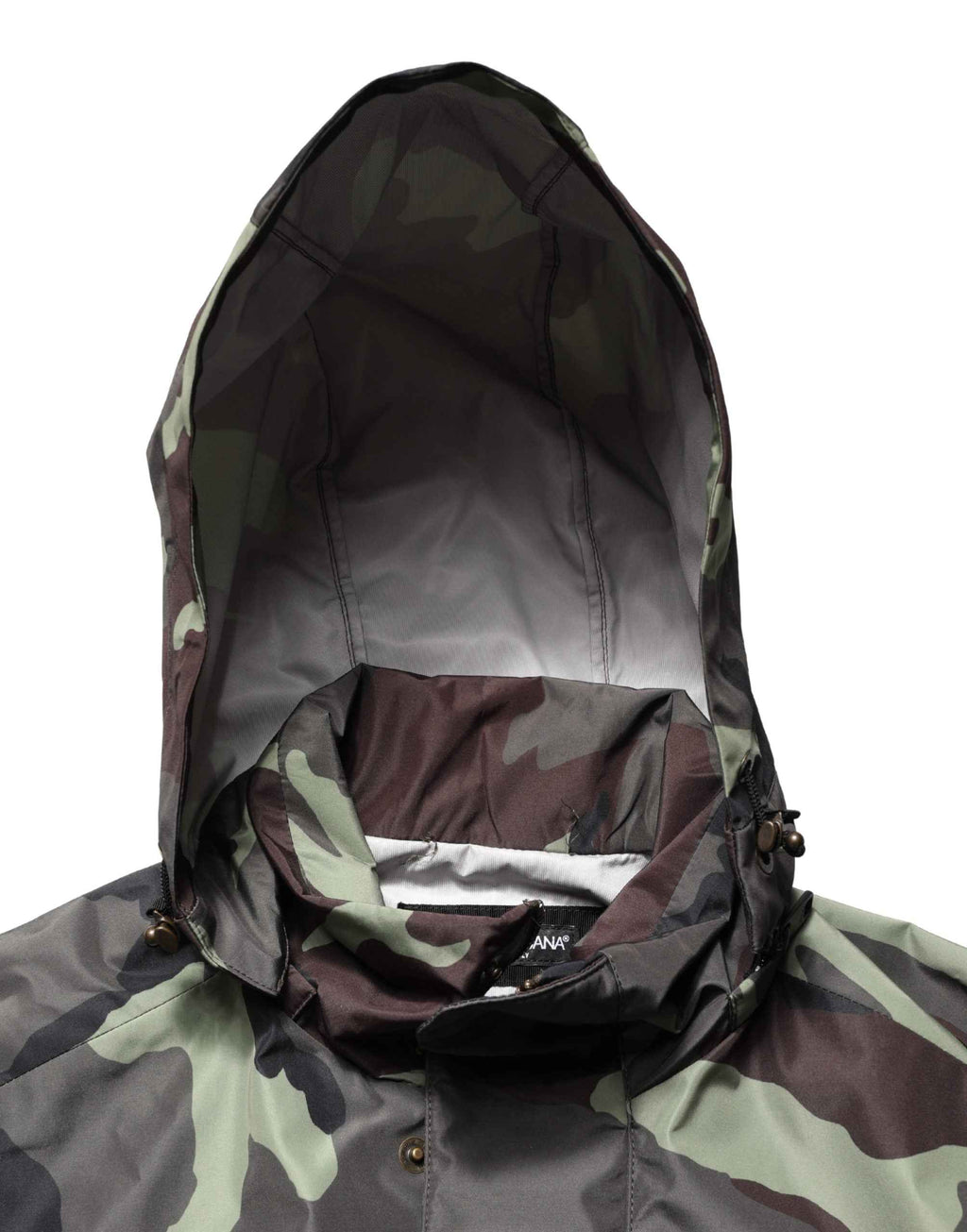 Dolce & Gabbana Multicolor Camouflage Hooded Bomber Jacket
