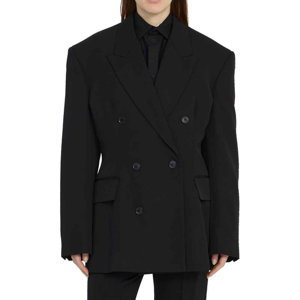 Balenciaga Black Wool Coat