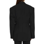 Balenciaga Black Wool Coat