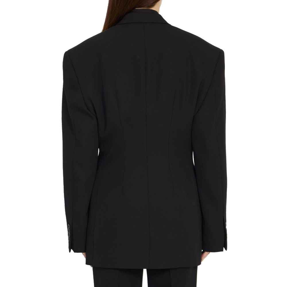 Balenciaga Black Wool Coat