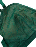 Dolce & Gabbana Green Nylon Stretch Soft Cup Brassiere Underwear