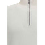 Brunello Cucinelli White Cotton Sweatshirt