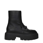 Jimmy Choo Black Leather Ankle Boots