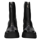 Jimmy Choo Black Leather Ankle Boots