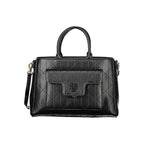 Mario Valentino Title: Black Polyurethane Women's Bag
