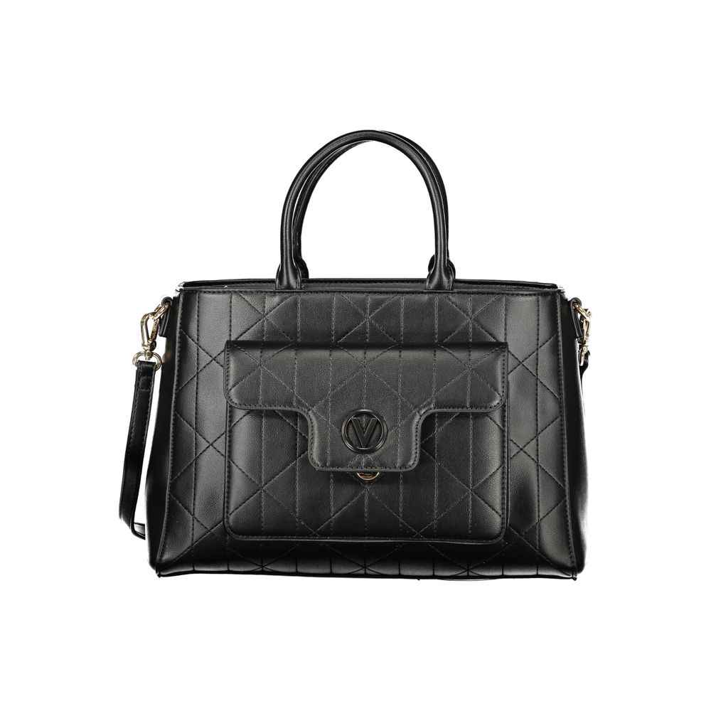 Mario Valentino Title: Black Polyurethane Women's Bag