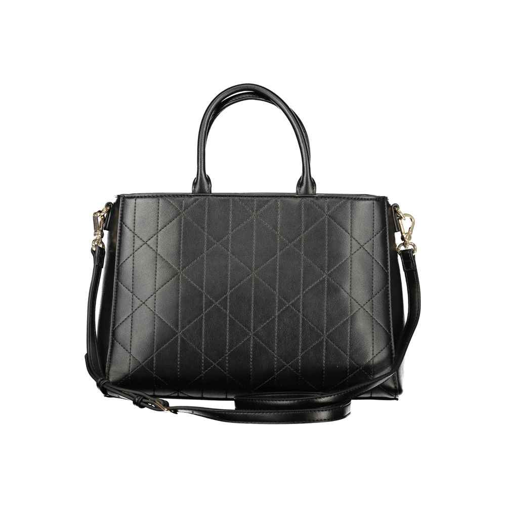 Mario Valentino Title: Black Polyurethane Women's Bag