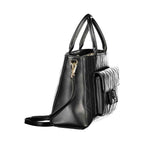 Mario Valentino Title: Black Polyurethane Women's Bag
