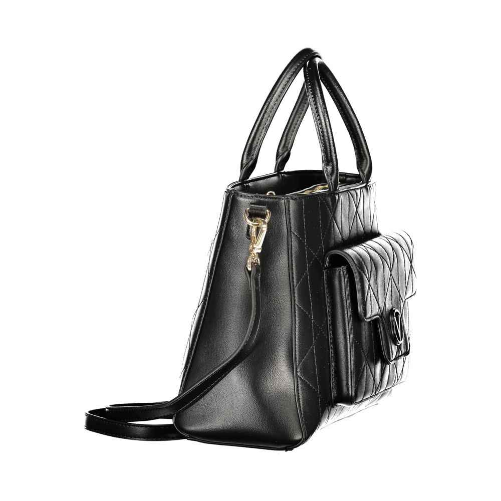 Mario Valentino Title: Black Polyurethane Women's Bag