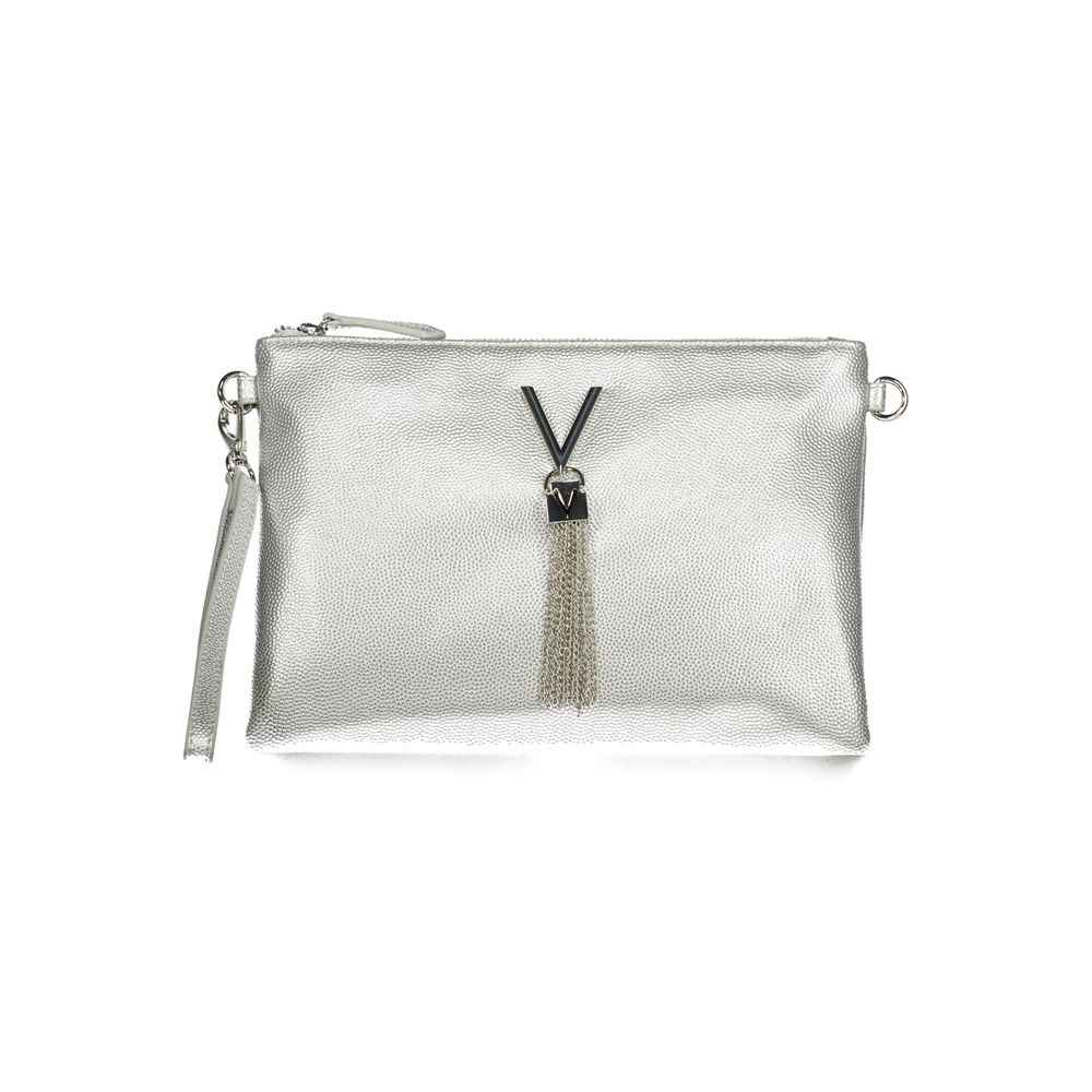 Mario Valentino Gray Polyethylene Handbag