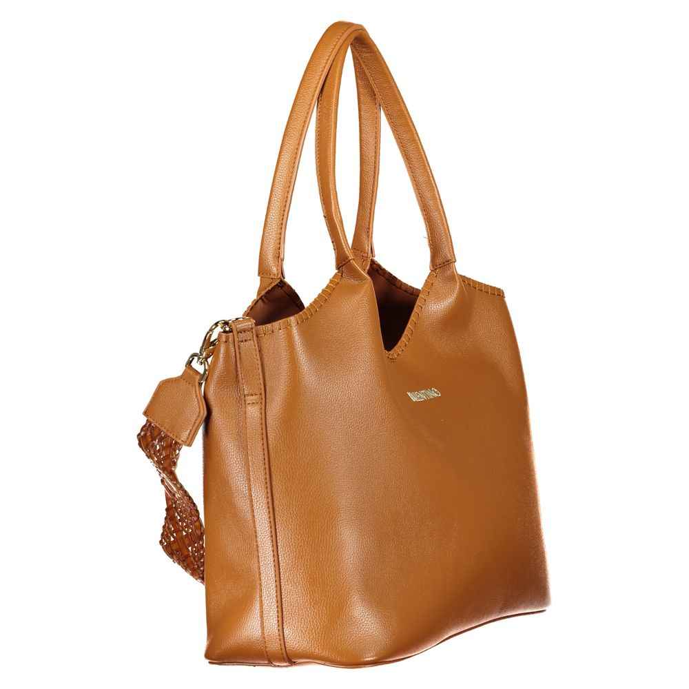 Mario Valentino Brown Polyethylene Handbag