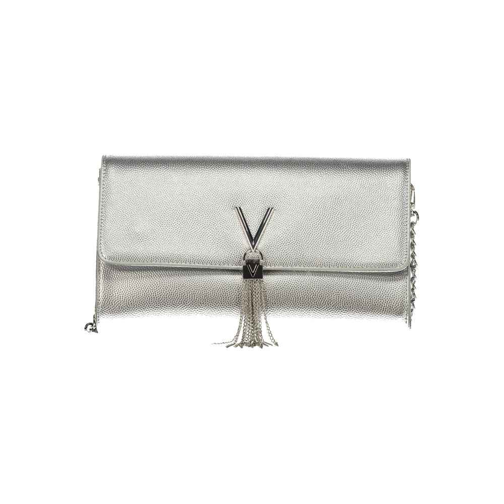 Mario Valentino Silver Polyurethane Women Bag