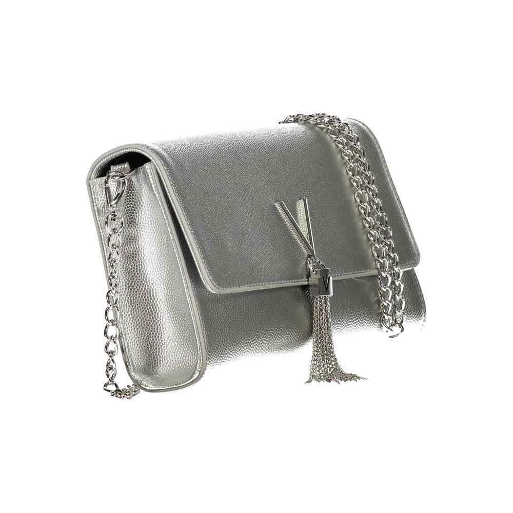 Mario Valentino Silver Polyurethane Women Bag