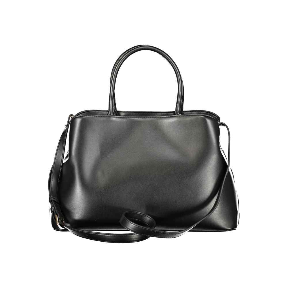 Mario Valentino Black Polyurethane Women's Bag