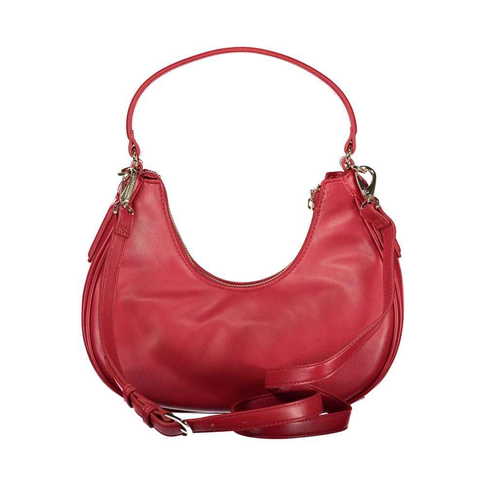 Mario Valentino Rosso Polyurethane Women's Shoulder Bag