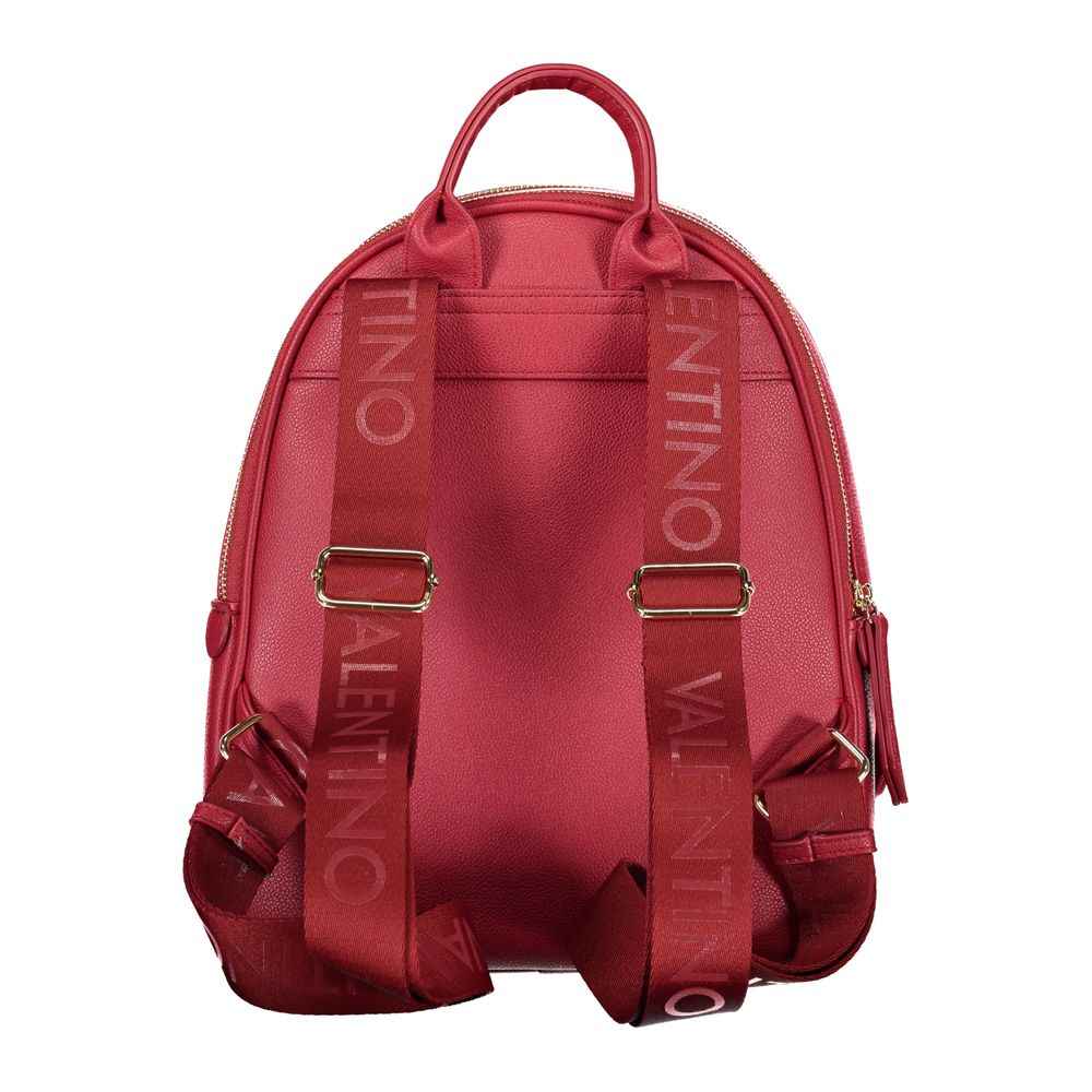 Mario Valentino Red Polyurethane Women's Backpack