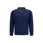Prada Blue Cotton Sweatshirt