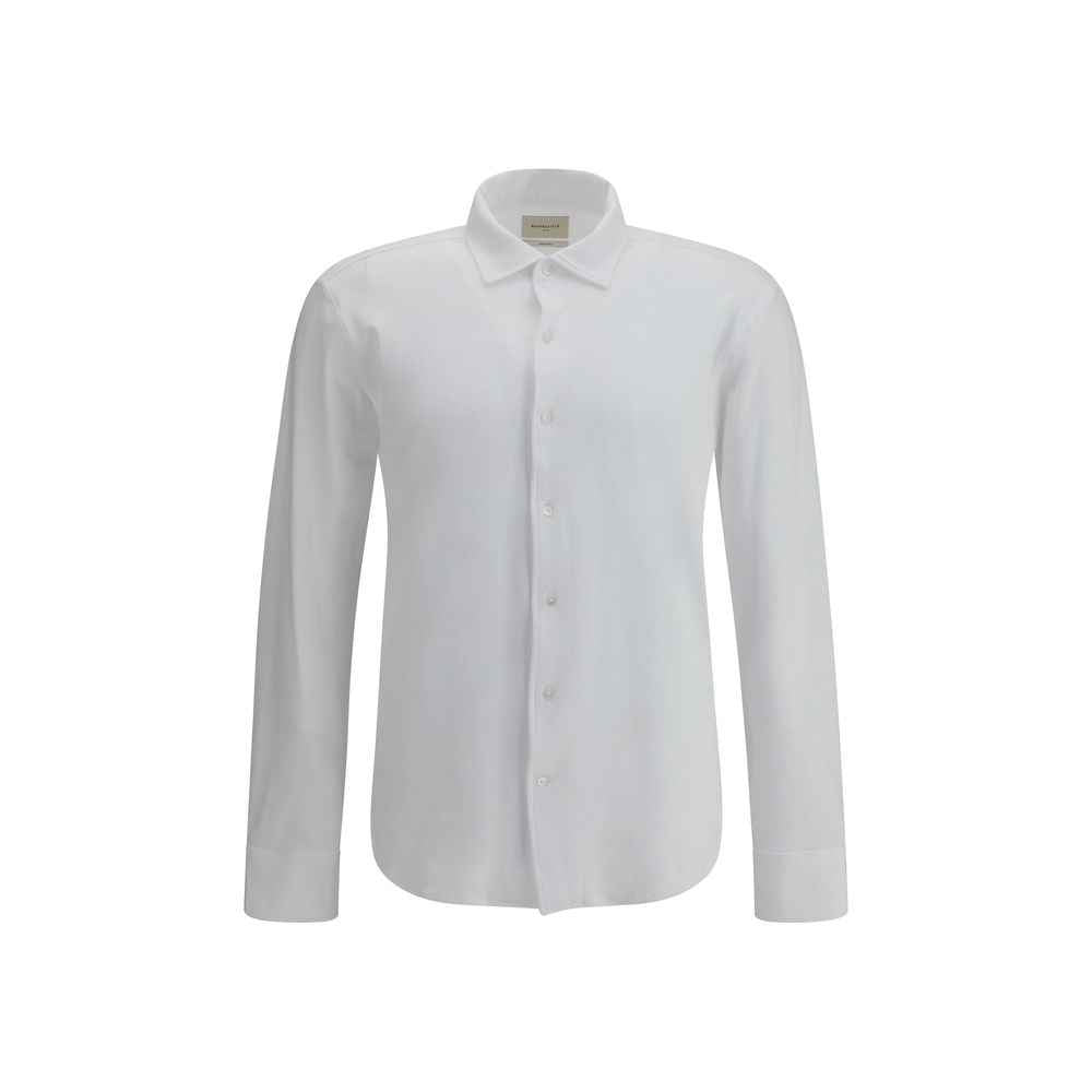 Brooksfield White Cotton Dress Shirt