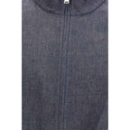 Fendi Blue Linen Denim Jacket