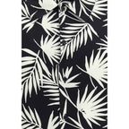 Laneus Black Viscose Pattern Shirt