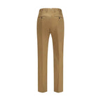PT Torino Brown Cotton Casual Pants