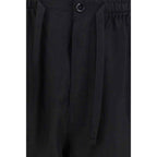 Lemaire Black Linen Bottoms Sleepwear