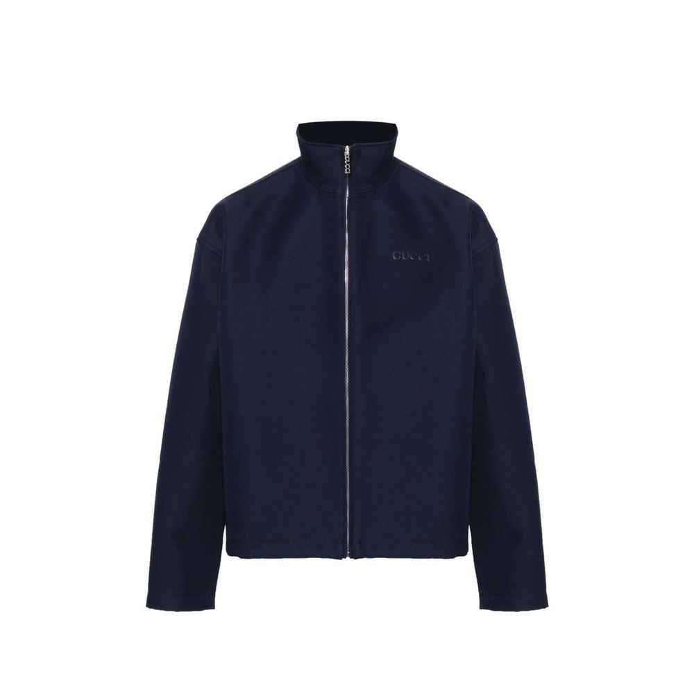 Gucci Blue Marabou Coat