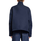 Gucci Blue Marabou Coat