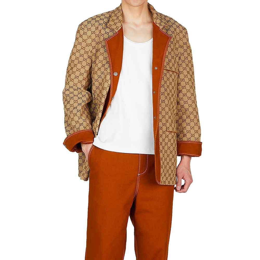 Gucci Brown Cotton Coat