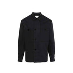 Lemaire Black Virgin Wool Coat