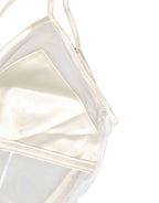 Dolce & Gabbana White Sheer Nylon Bodysuit Halterneck Underwear