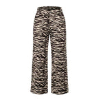 Street One Brown Viscose Casual Pants