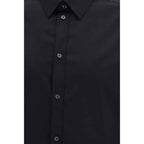 Dolce & Gabbana Black Cotton Dress Shirt