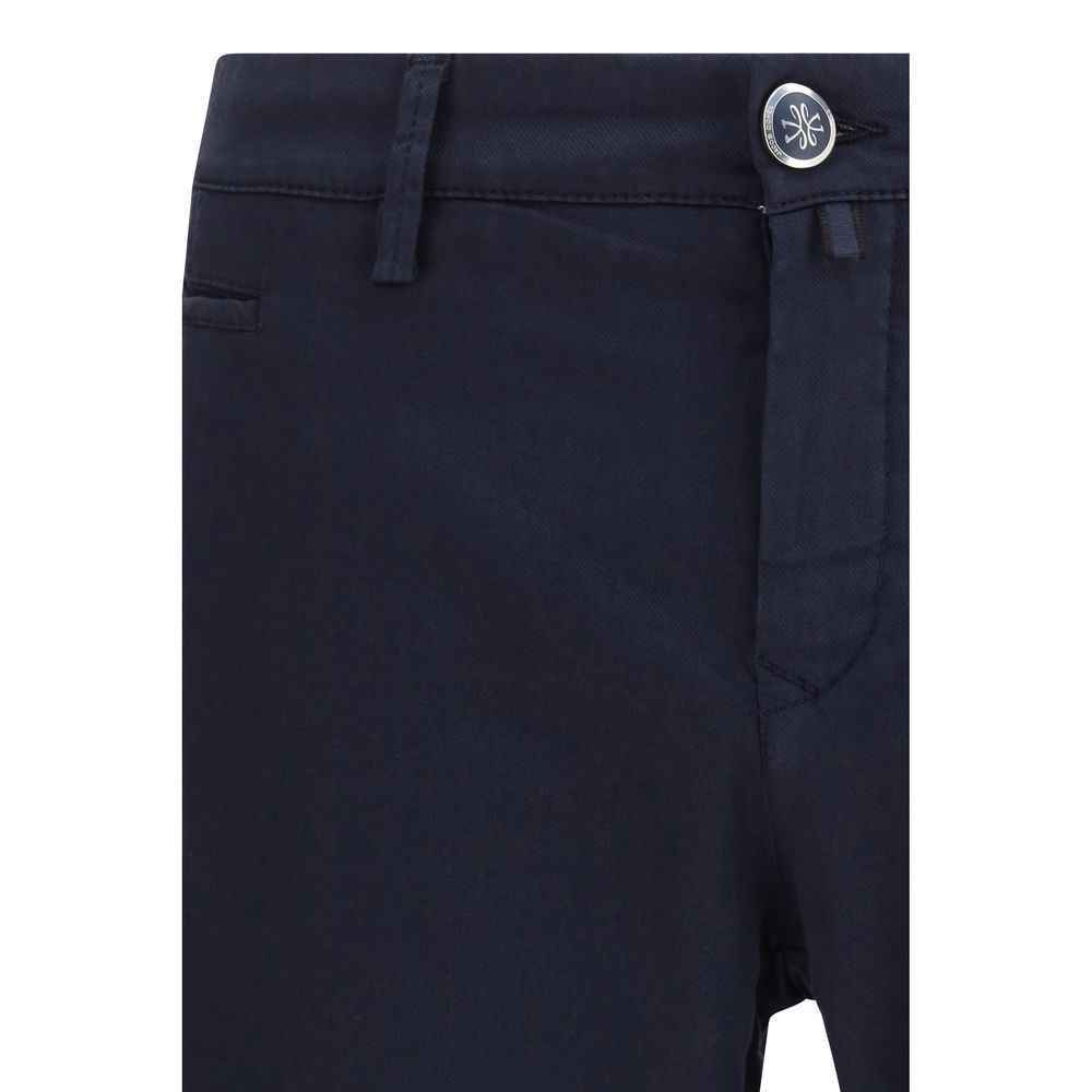 Jacob Cohen Blue Cotton Chino Pants
