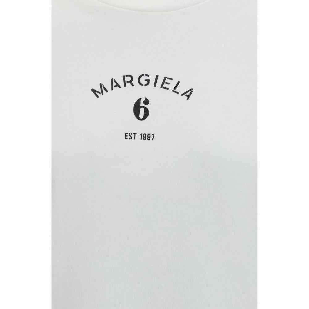 MM6 White Cotton Sweatshirt