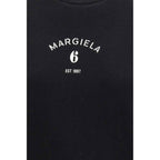MM6 Black Cotton Sweatshirt