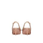 Valentino Garavani Beige Calfskin High Heel Pumps
