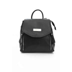 Baldinini Trend Black Cowhide Backpack