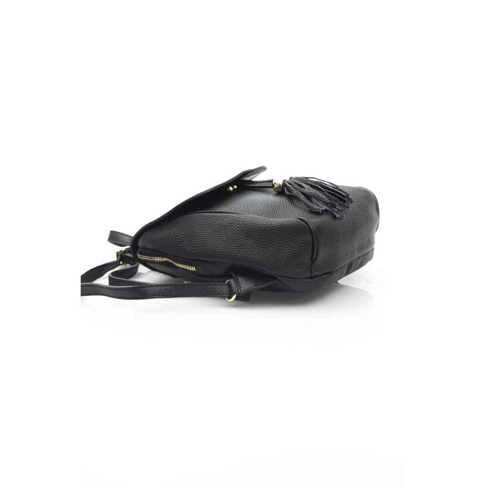 Baldinini Trend Black Leather Women Bag