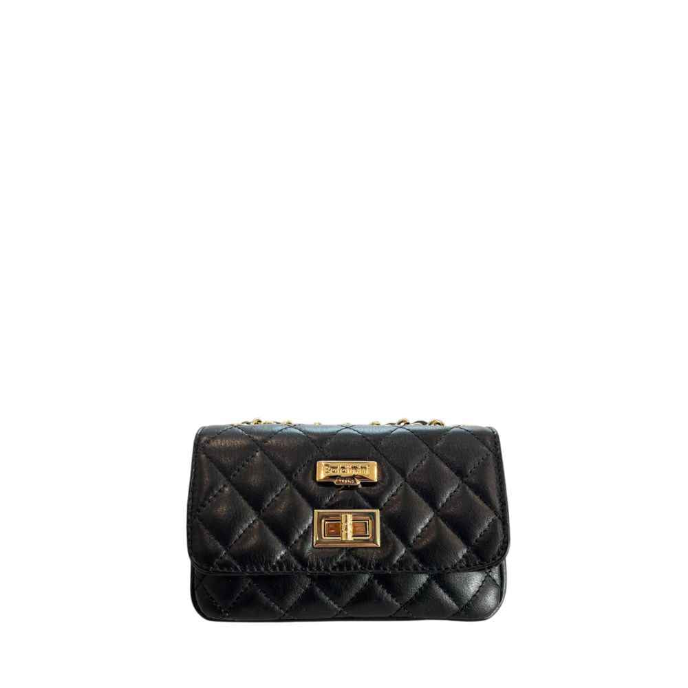 Baldinini Trend Black Leather Women Bag