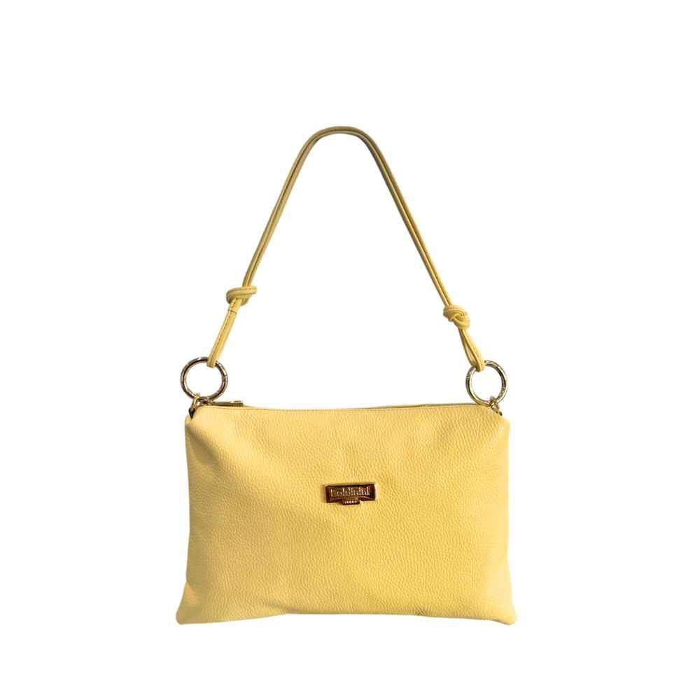 Baldinini Trend Bicolor Cowhide Clutch Bag