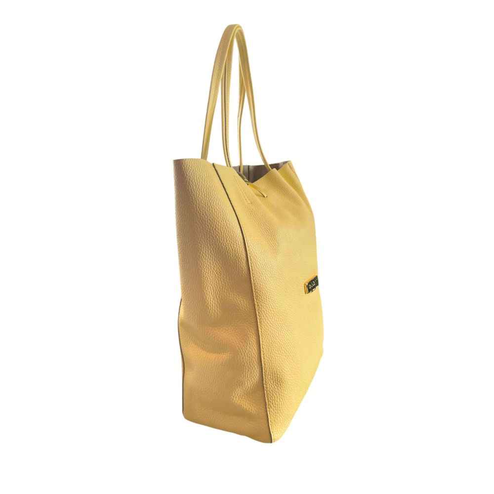 Baldinini Trend Bicolor Cowhide Clutch Bag