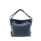 Baldinini Trend Blue Cowhide Clutch Bag